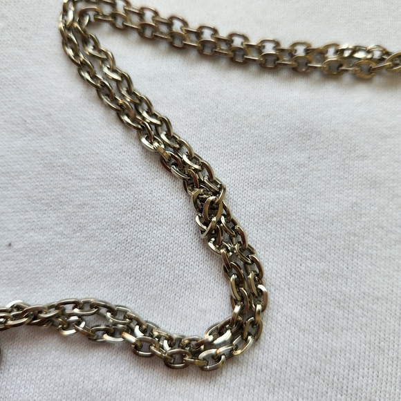 Cache Tweed Shoulder Bag Clutch Black White Silver Chain Sparkle Chic Elegant - Picture 11 of 16